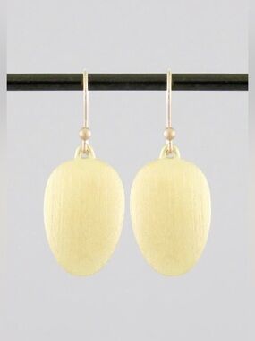 Ted Muehling 18k Gold Small Chip Earrings